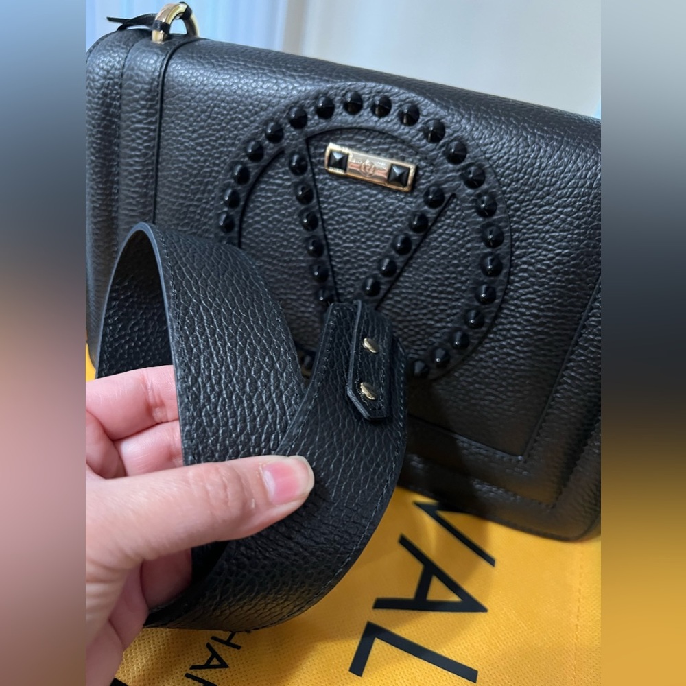 ❌SOLD❌NWT Valentino By Mario Valentino Alice Rock Leather Shoulder Bag - Picture 6 of 13